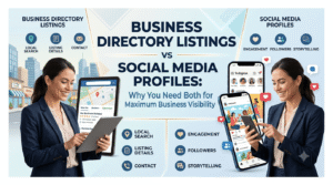 Business Directory Listings vs Social Media Profiles Why You Need Both