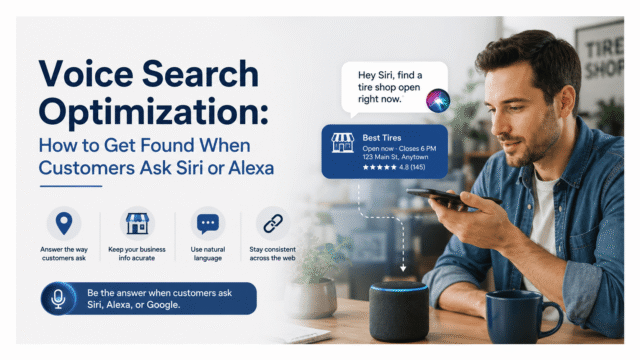 Voice Search Optimization How to Get Found When Customers Ask Siri or Alexa